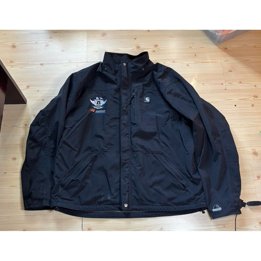 Carhartt J162 Storm Defender Hooded Jacket Men's Size XL Tall Waterproof